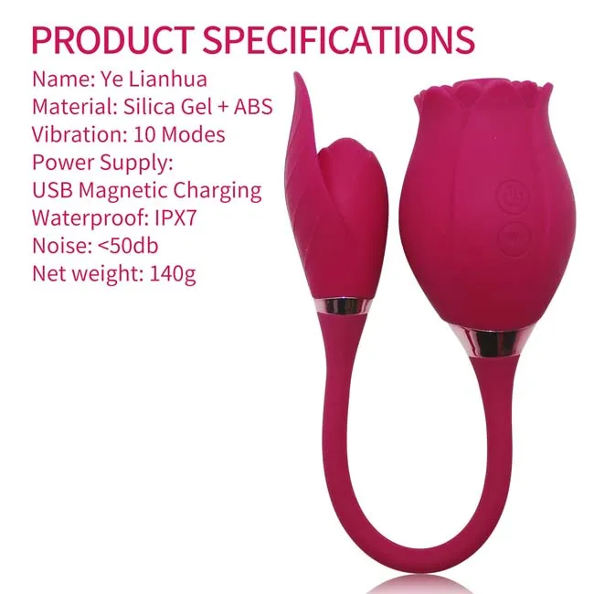 Ssanie róży Ssanie stymulatora G-Spot Clit Dildo Dildo Massager dla kobiet